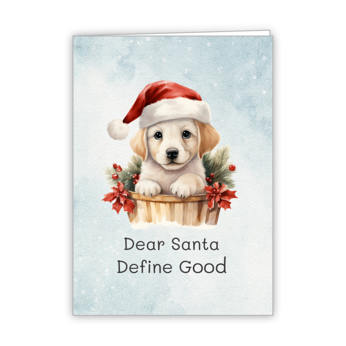 Christmas Greeting Card Tails