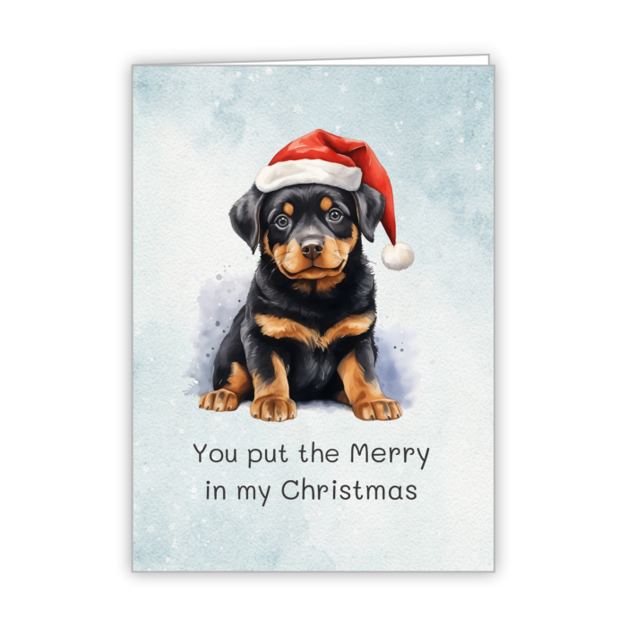 Christmas Greeting Card Tails