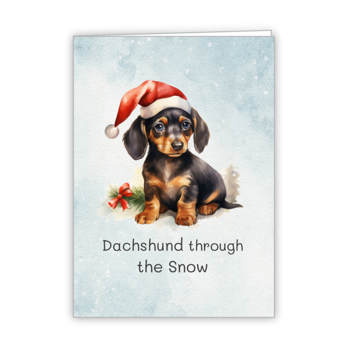 Christmas Greeting Card Tails
