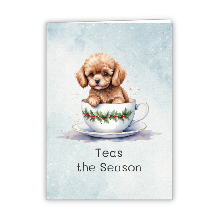 Christmas Greeting Card Tails
