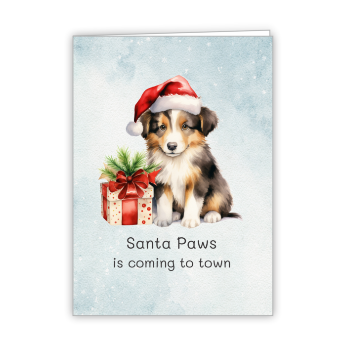 Christmas Greeting Card Tails