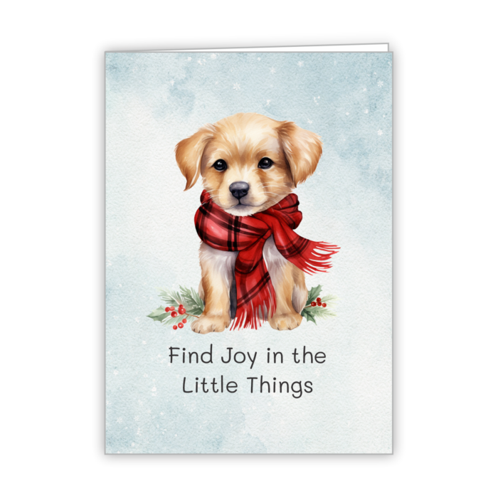 Christmas Greeting Card Tails