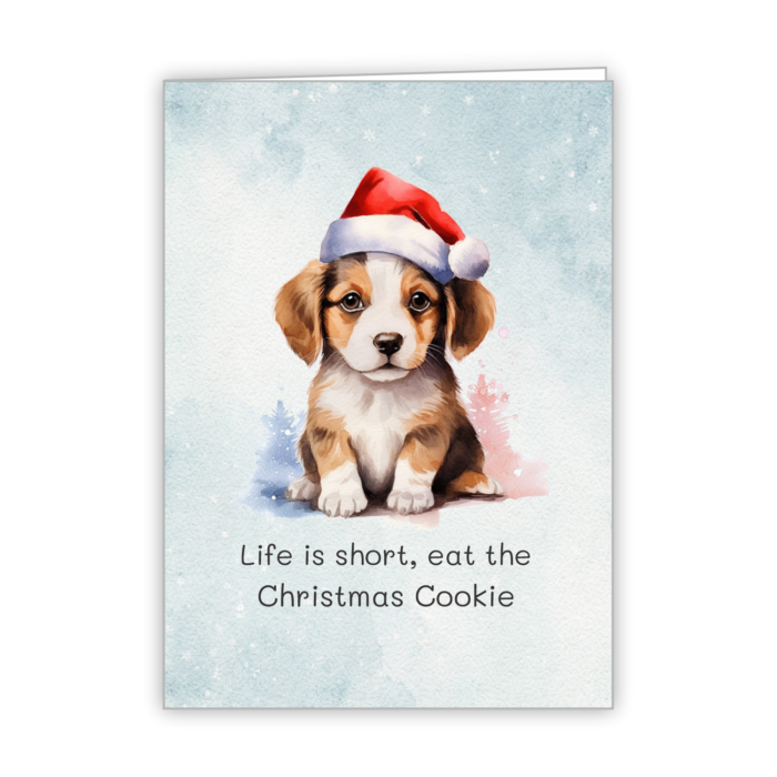 Christmas Greeting Card Tails