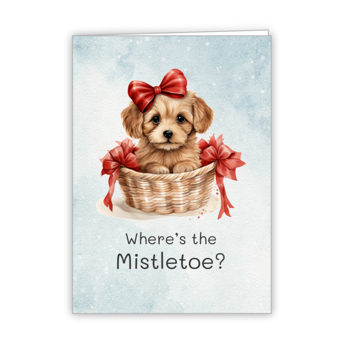 Christmas Greeting Card Tails