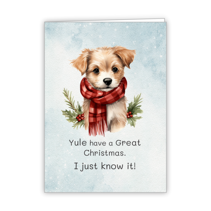 Christmas Greeting Card Tails