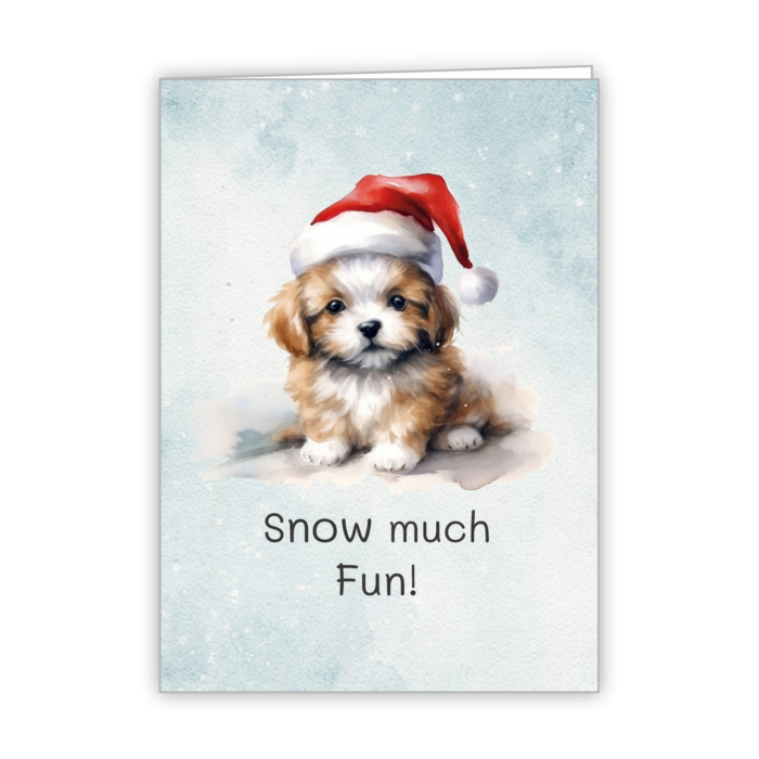 Christmas Greeting Card Tails