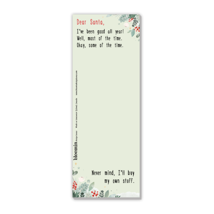 Christmas Notepad