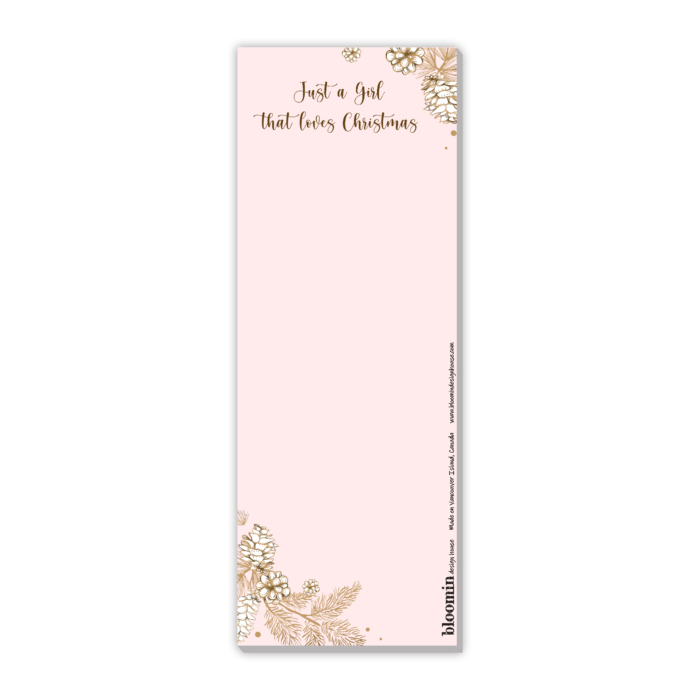 Christmas Notepad